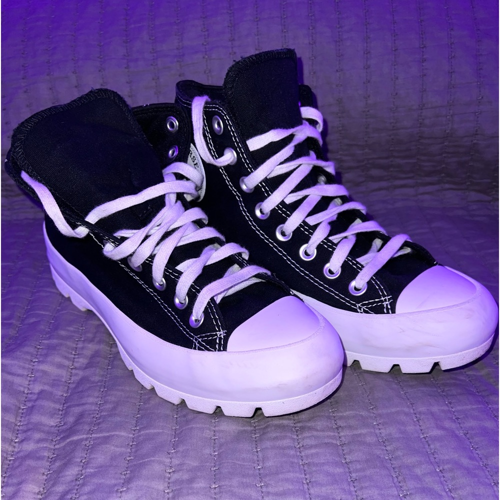 Black Platform Converse - image 1